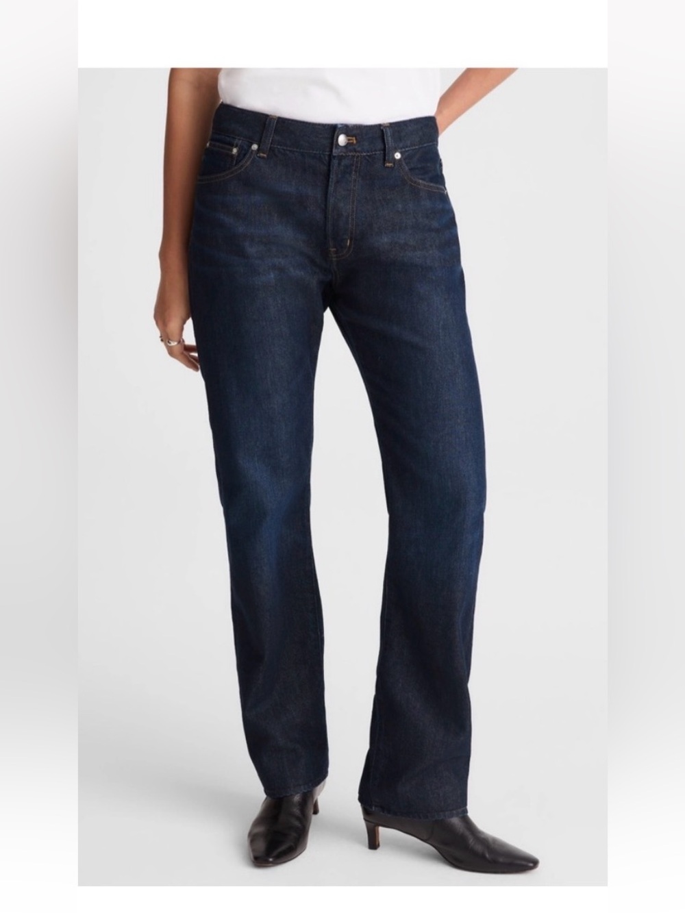 Madewell The Dean Easy Straight Jean in SoftDrape Foundry Wash